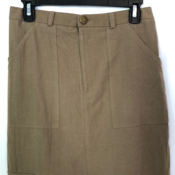KIRIOUS Los Angeles Tan Women's Skirt Size S - Picture 3 of 14